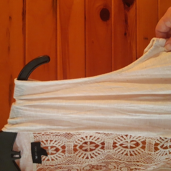 Lace insert longline vest   408A - Picture 5 of 5